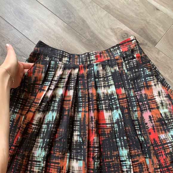 Anthropologie mid length pleated skirt - Picture 3 of 3